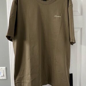 Lululemon Heavyweight Cotton
Jersey Men's Olive T-Shirt